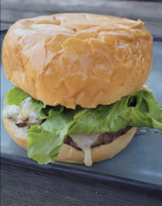 Twisted Root Mushroom Swiss Burger